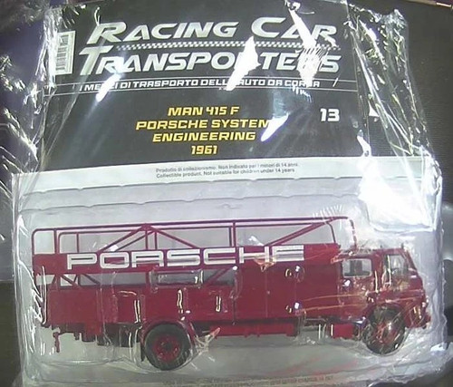 Racing car transporter man - transporter,