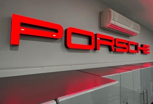 Lettrage porsche 310cm - porsche,