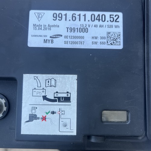 Batteria litio porsche - batteria,