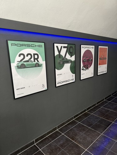 Set poster porsche - set, (4x
